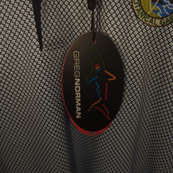Greg Norman M Hawaii Tropical Botanical Garden Golf Polo Shirt NWT ML75 Play Dry - Picture 5 of 10
